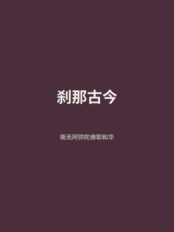 刹那古今 封面