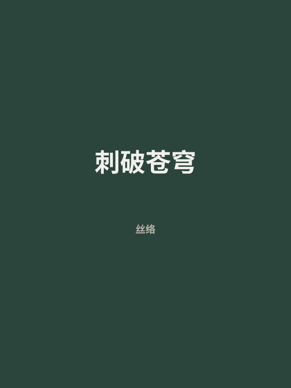 刺破苍穹 封面