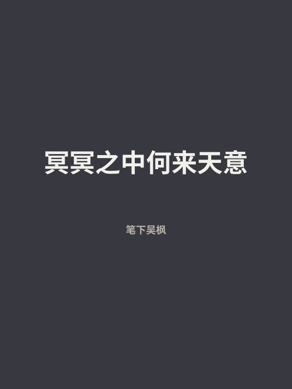 冥冥之中何来天意 封面